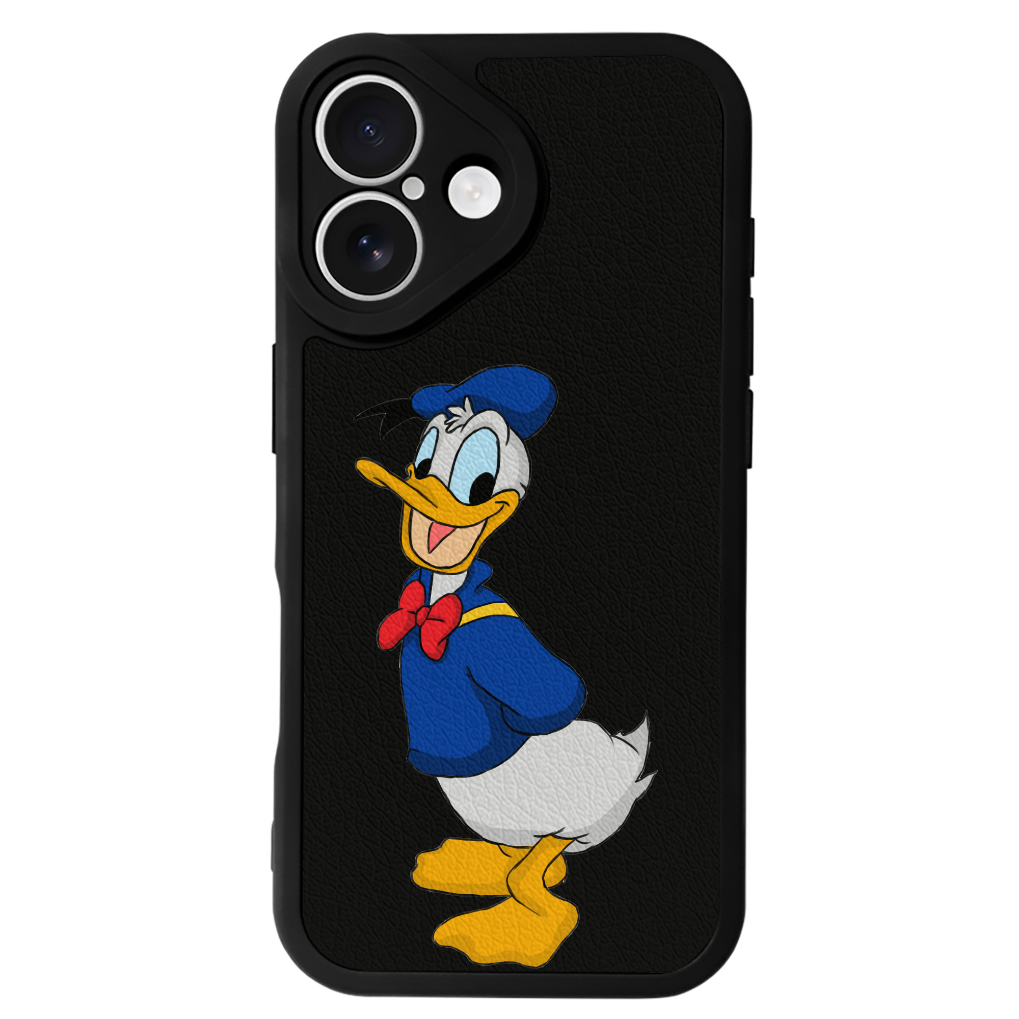 （画像用） ミッキーマウス Mickey Mouse 【iPhone 16シリーズ対応】シリコンスマホケース（レザー調） 材質：シリコン